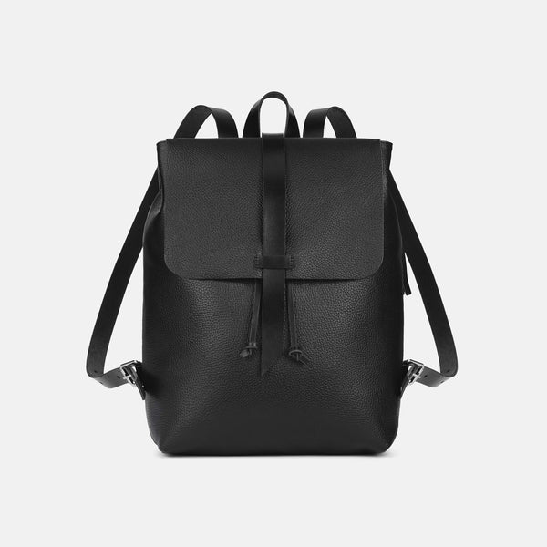 Leather backpack