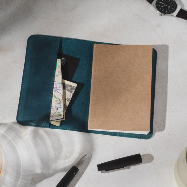 Leather Slim Pocket Notebook Cover