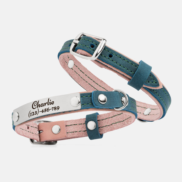 Blush pink and Sea green